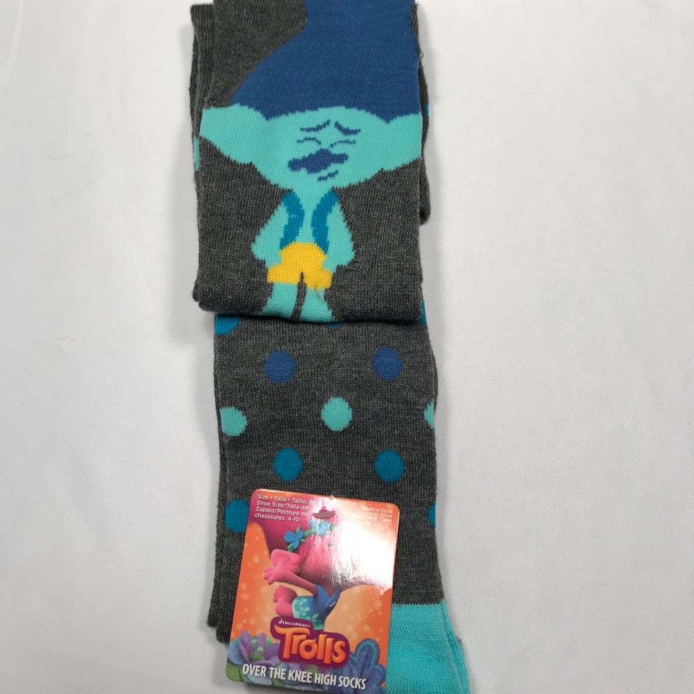 DreamWorks Trolls Over The Knee High Socks